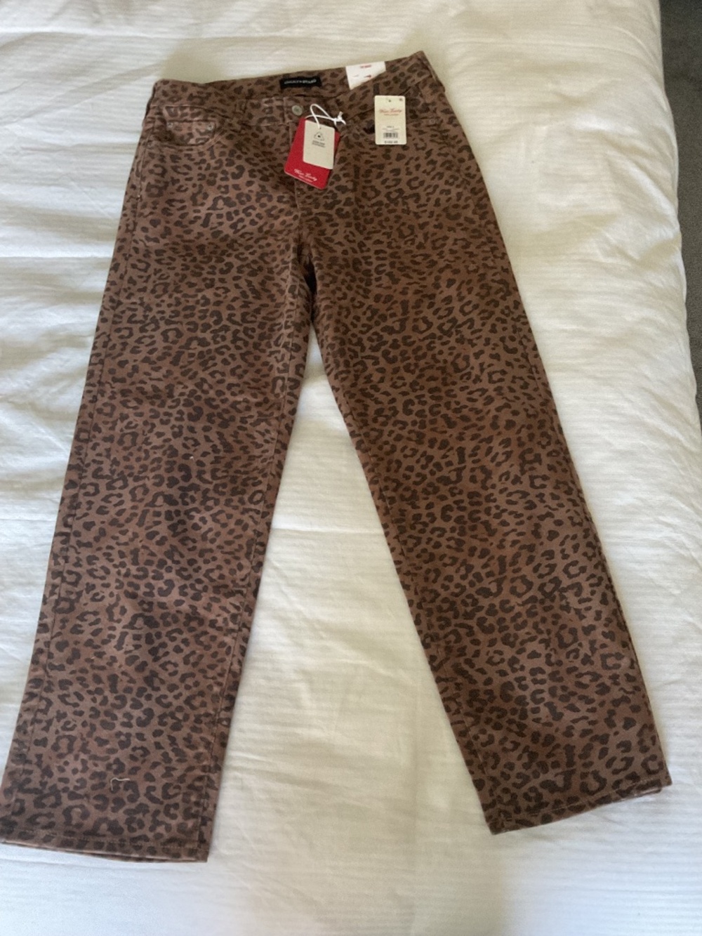 NWT Lucky brand leopard jeans